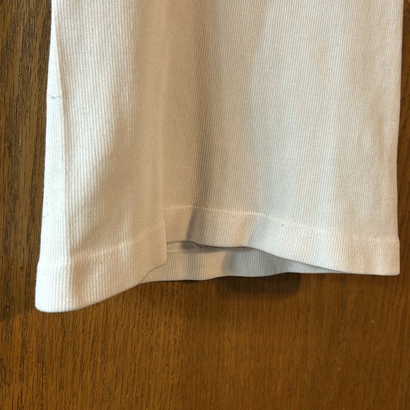 Diamante White Ribbed Razorback Tank Top - Picture 4 of 8